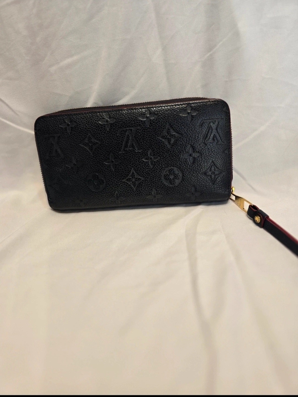 Louis Vuitton Monogram Empreinte Zippy Wallet Navy